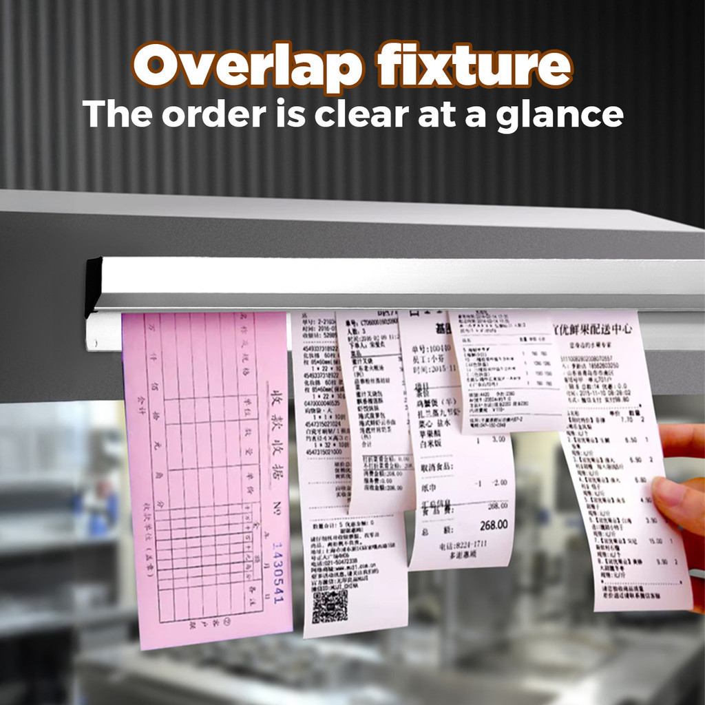 Kitchen Order File Holder/Ticket Holder Bar/Bill Label Bill Receipt ...