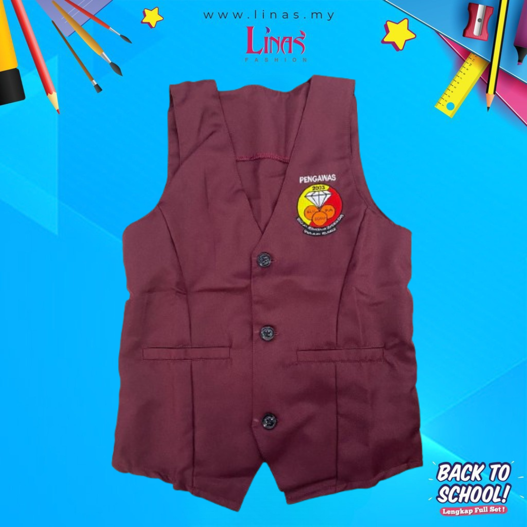 LINAS FASHION | VEST SEKOLAH SEKSYEN 27 (2) | UNIFORM SEKOLAH | SERAGAM ...