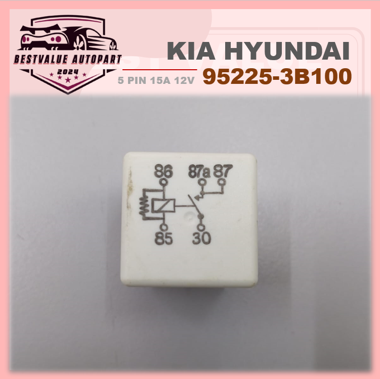 KIA HYUNDAI MODEL 12V 5 PIN 15A RELAY FUEL PUMP BACKUP LAMP ULTRA MICRO ...