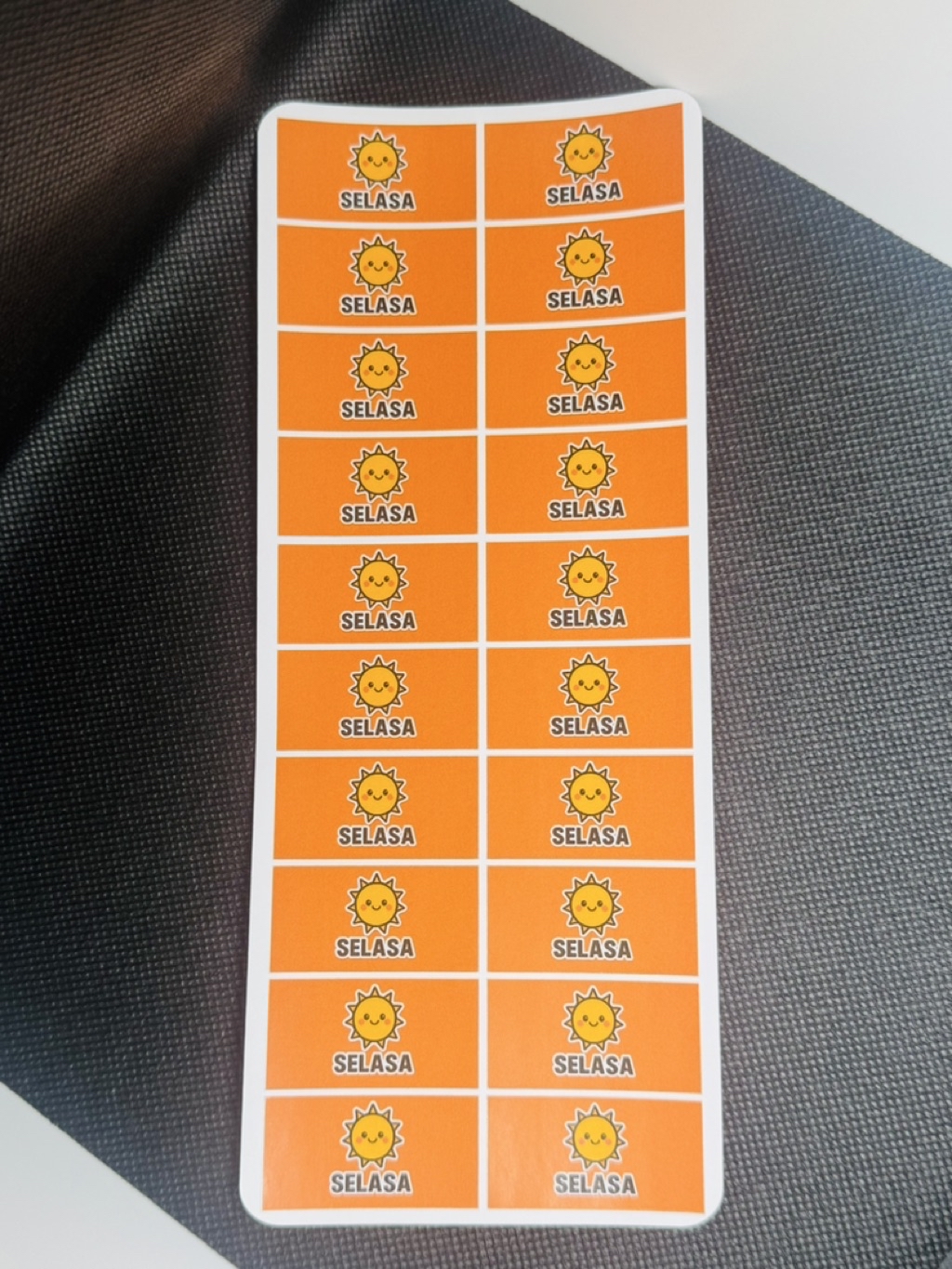 Sticker Hari (Isnin-Ahad), Sticker Buku, sticker Glossy, Anak Belajar ...