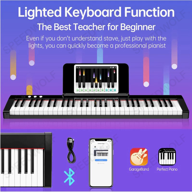 🔥Ready Stock🔥 61 Keys Rechargeable Smart Piano Electronic Keyboard ...