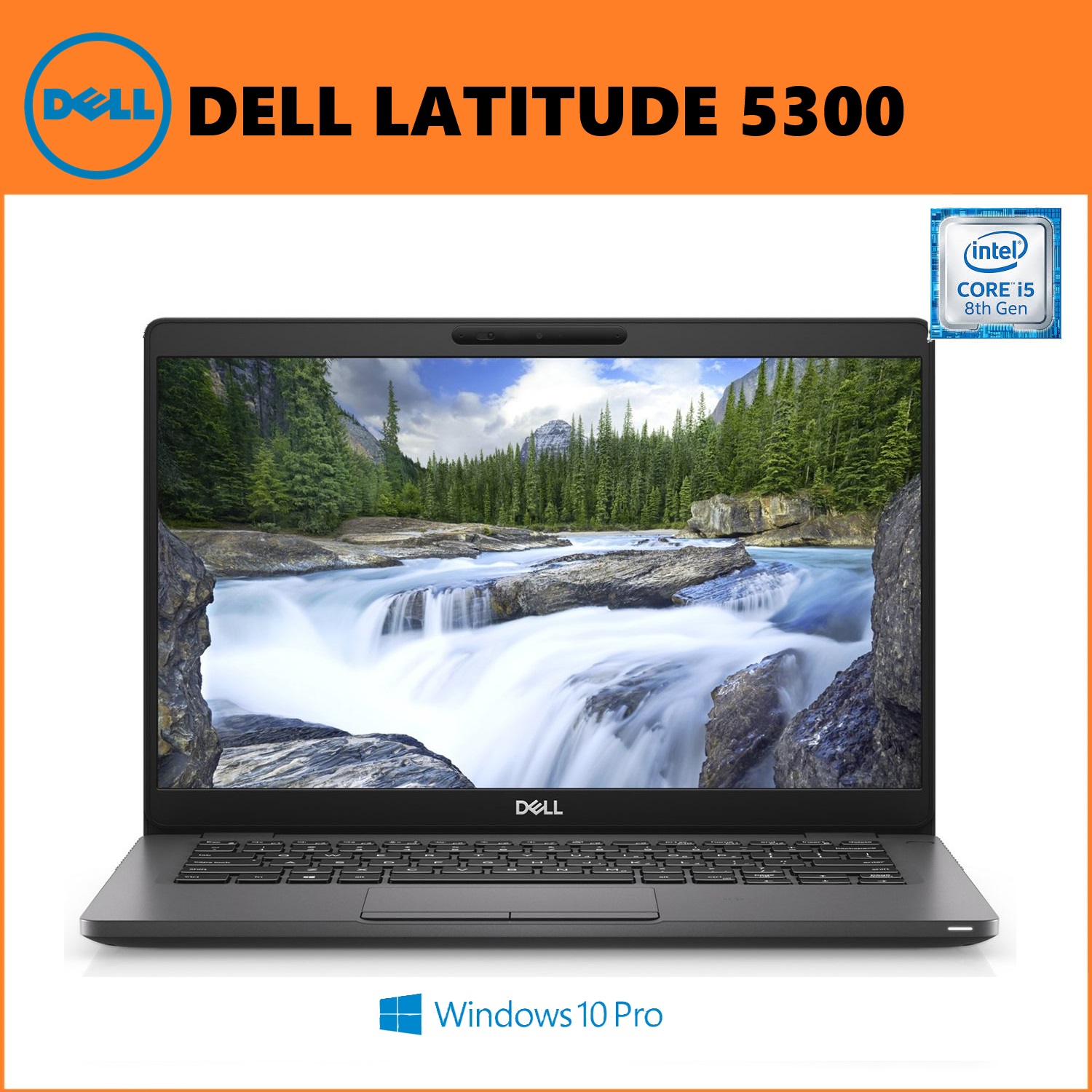 DELL LATITUDE 5300 WITH INTEL CORE i5 8TH GEN/8GB RAM/256GB SSD/WIN 10 ...