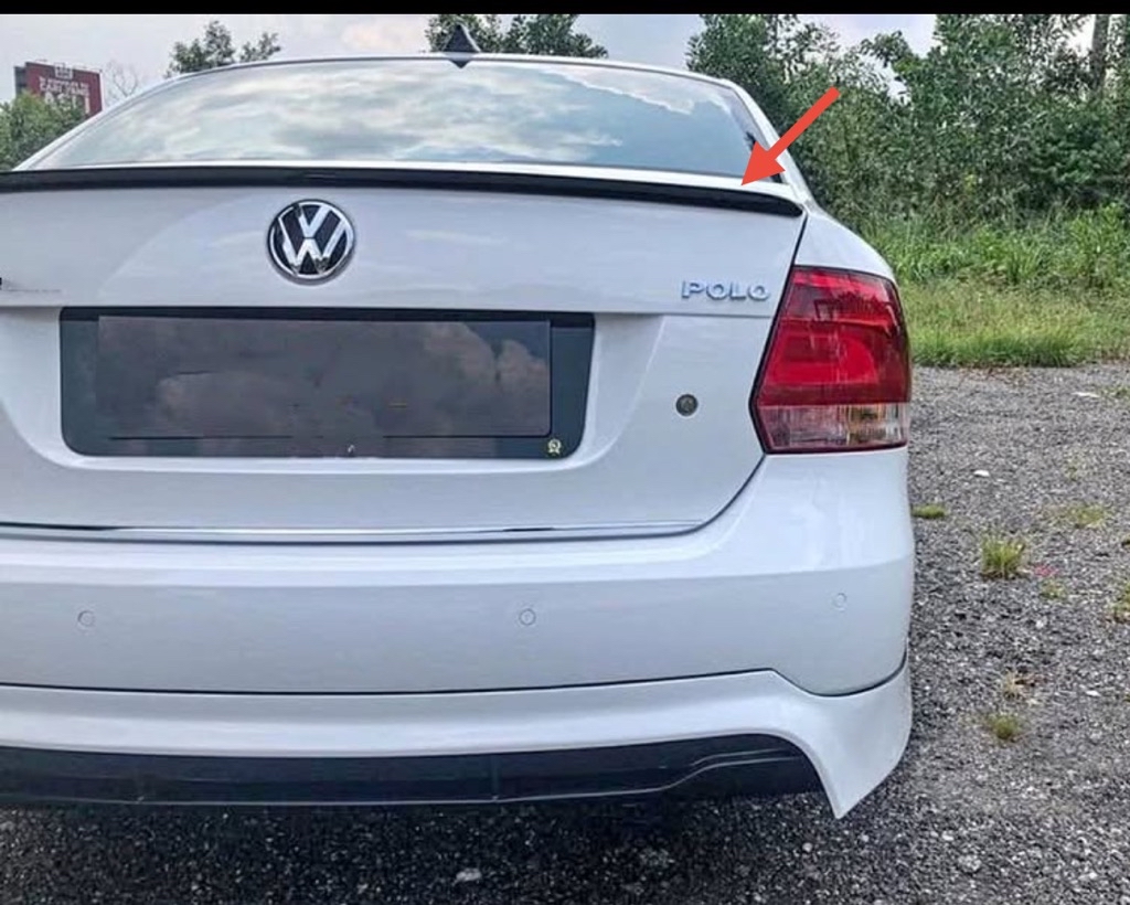 Volkswagen ( Polo Sedan / Vento ) Reiger spoiler PU Body Kit NO PAINT ...