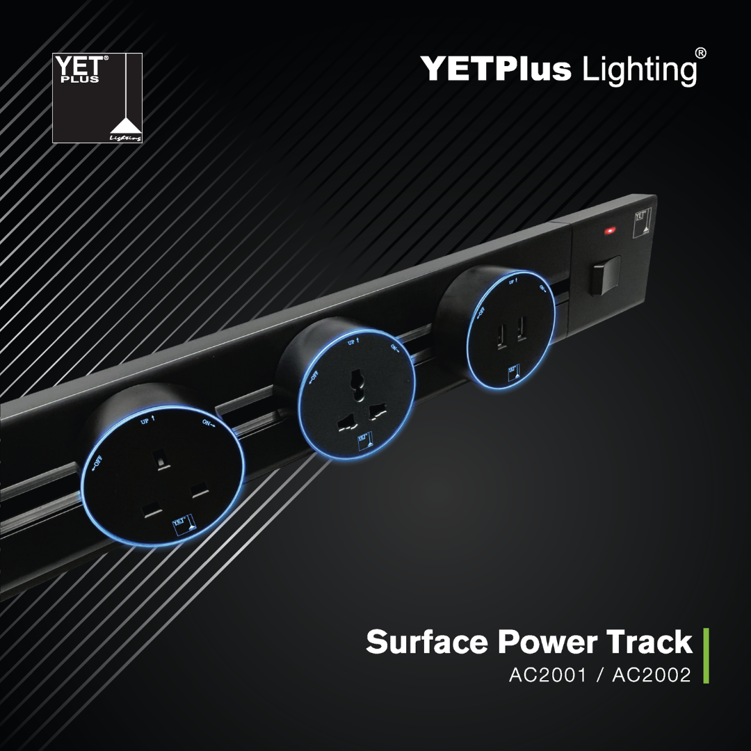 YETPlus SIRIM Power Track Railway Plug 60cm 80cm 100cm Majestic Glass ...