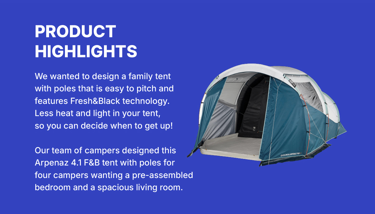 Decathlon Quechua Camping Tent Pax Wind Resistance Shopee Malaysia