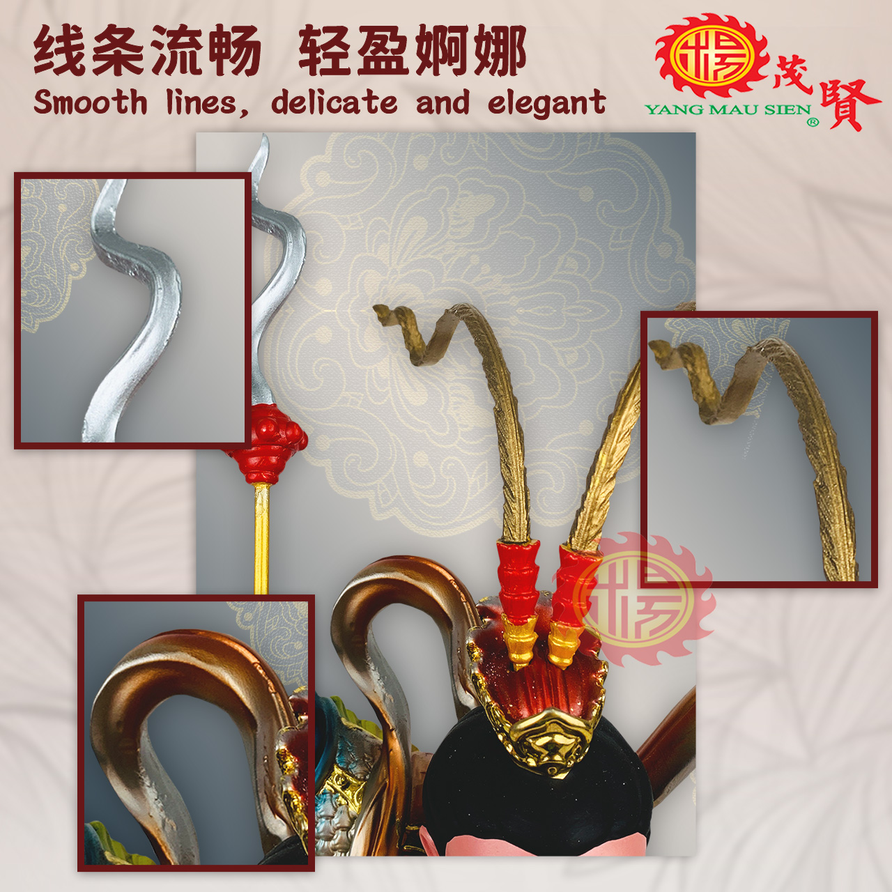 YMS 幻彩珍珠漆 中坛元帅 哪吒 三太子 神像 金身 Zhong Tan Yuan Shuai Statue | Shopee Malaysia