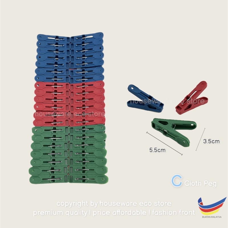 Plastic Clothes Pegs Hanger Clips Drying Clips Bed Sheet Pegs Cloth