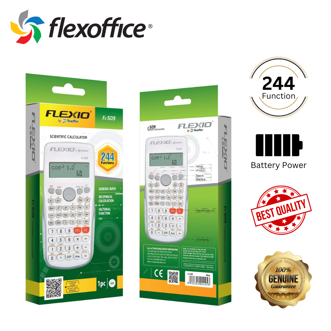 FlexOffice Scientific Calculator ProblemSolving Affordable With Slide