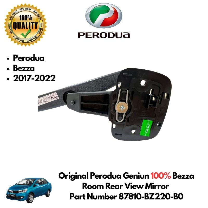 Original Perodua Geniun 100% Bezza Room Rear View Mirror 87810-BZ220-B0 ...
