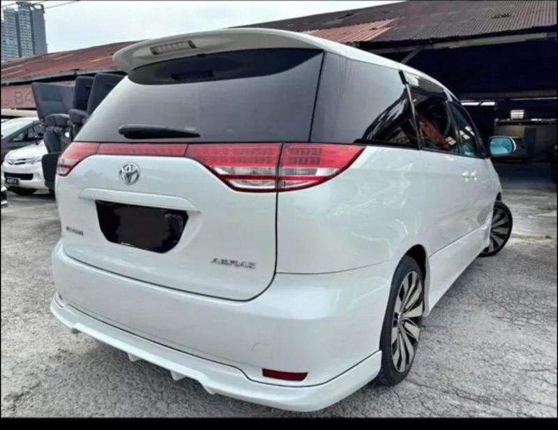 Toyota Estima ACR50 & ARC55 Rear Skirt (PU) No paint | Shopee Malaysia