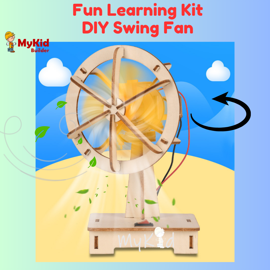 RBT Projek Kipas Berputar DIY Oscillating Fan Educational Toys ...