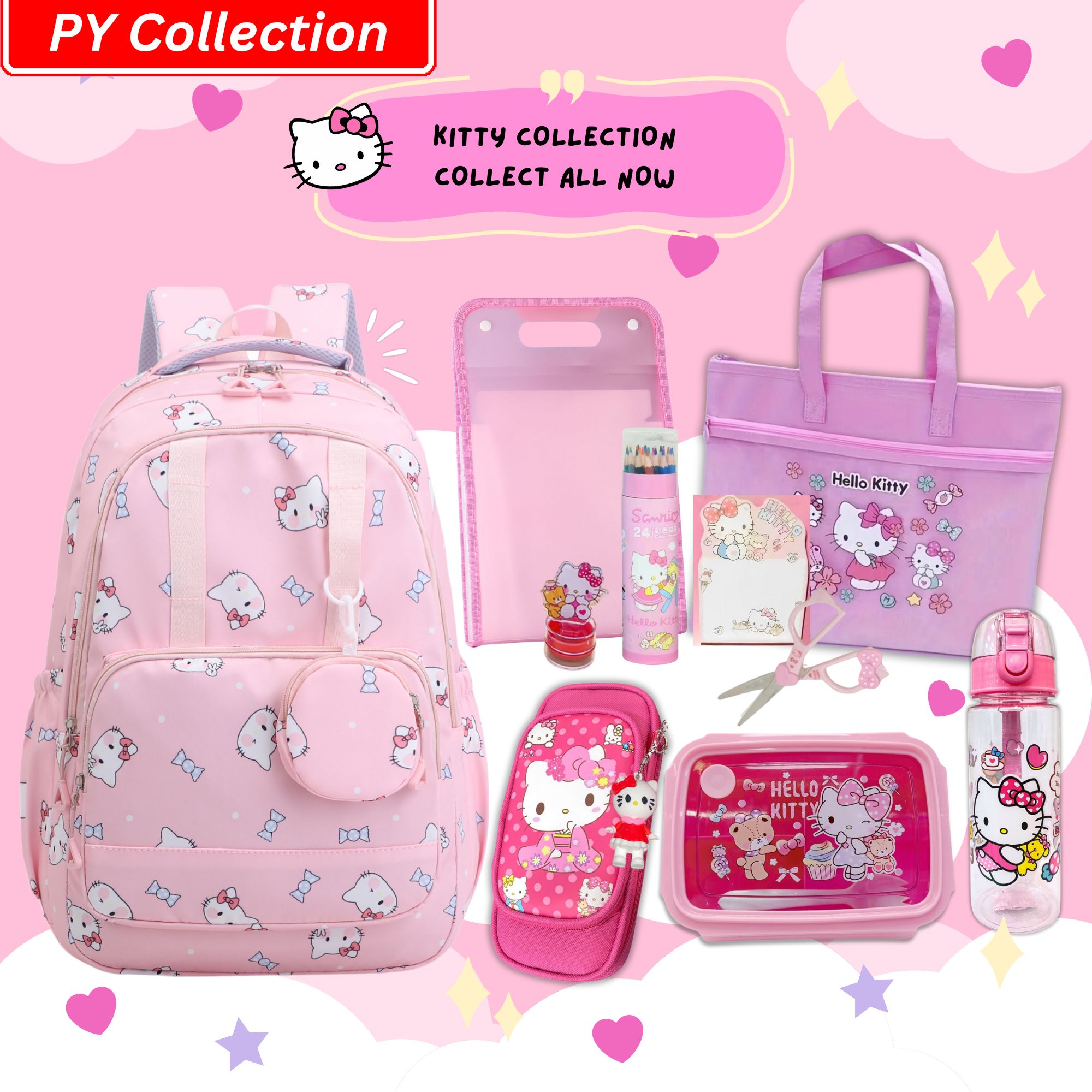 Rolling into School in Style: Stationery & School Supplies Gift Set with Trolley Bag main image 1