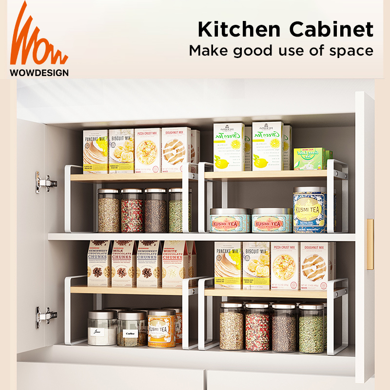 Rak Dapur Kitchen Storage Rack Kitchen Organizer Shelf For Countertop ...