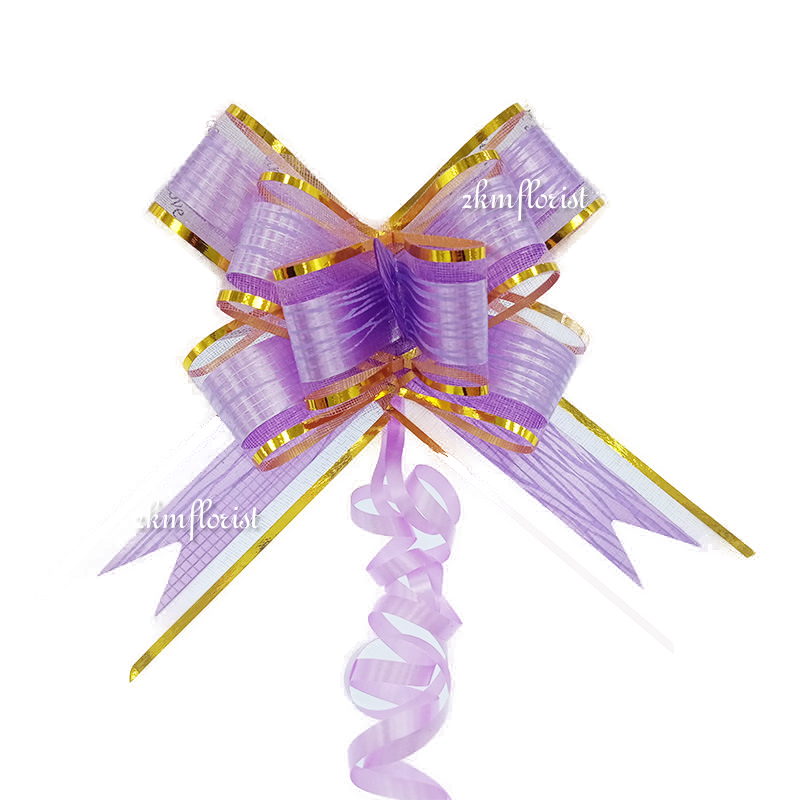 (10PCS) 8005 PULL Ribbon Reben Riben Gift Organza Flower Bouquet Happy ...