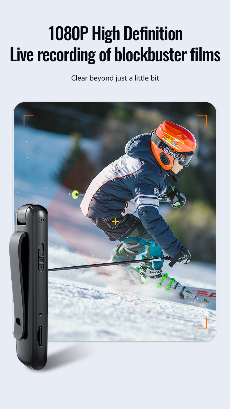 Mini Camera 1080P FHD Video Recorder 2K Micro Body Camcorder Night ...