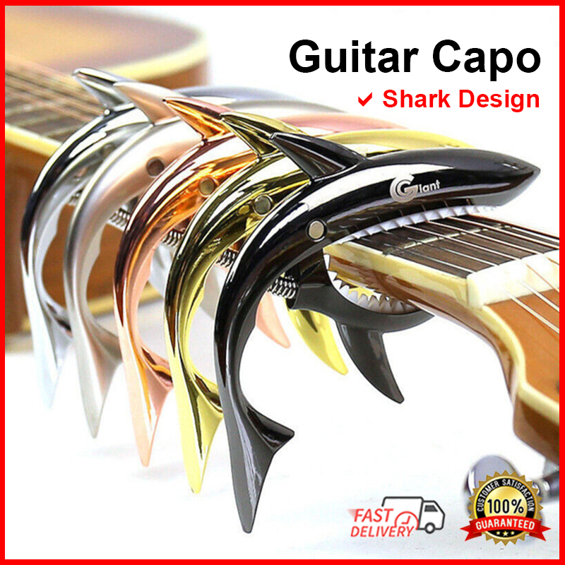 Guitar Capo Shark Design for Acoustic Guitar Electric Bass | Gitar Capo ...