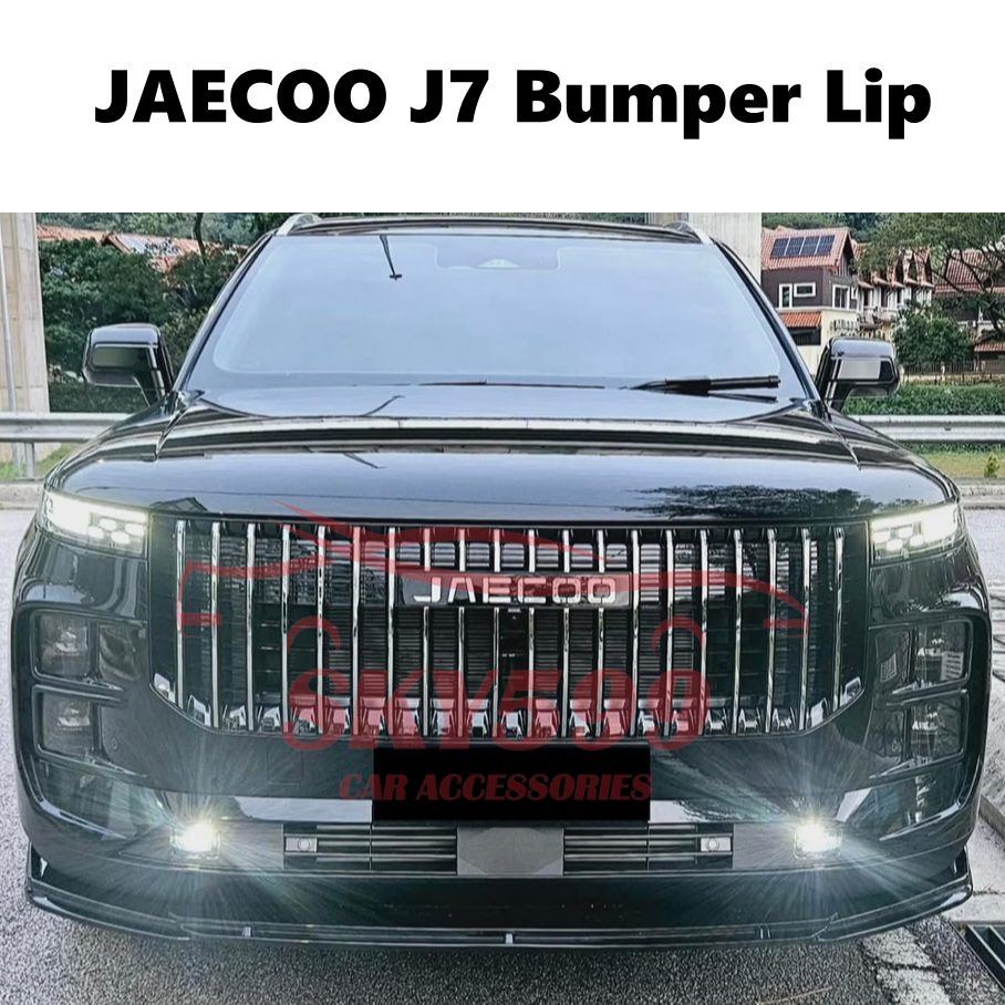 JAECOO J7 Front Bumper Diffuser Lip Wrap Angle Splitters Black Side ...