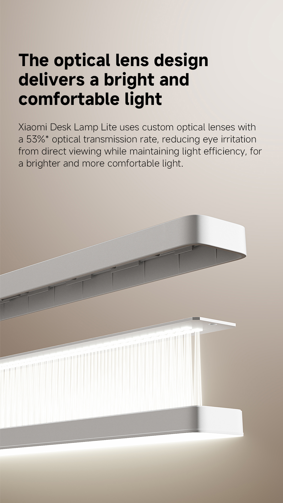 Xiaomi Desk Lamp Lite three-shaft flexible/RG0 blue light/touch control ...