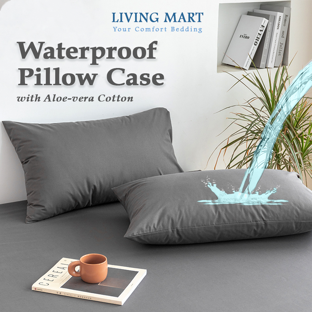 Pillow Covers Waterproof Pillow Protectors Pack Of 50x70cm