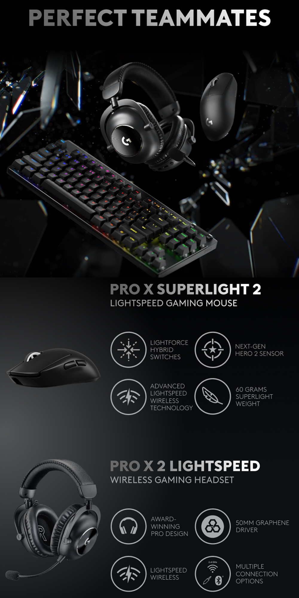 Logitech G PRO X TKL RAPID tenkeyless gaming keyboard with Magnetic ...