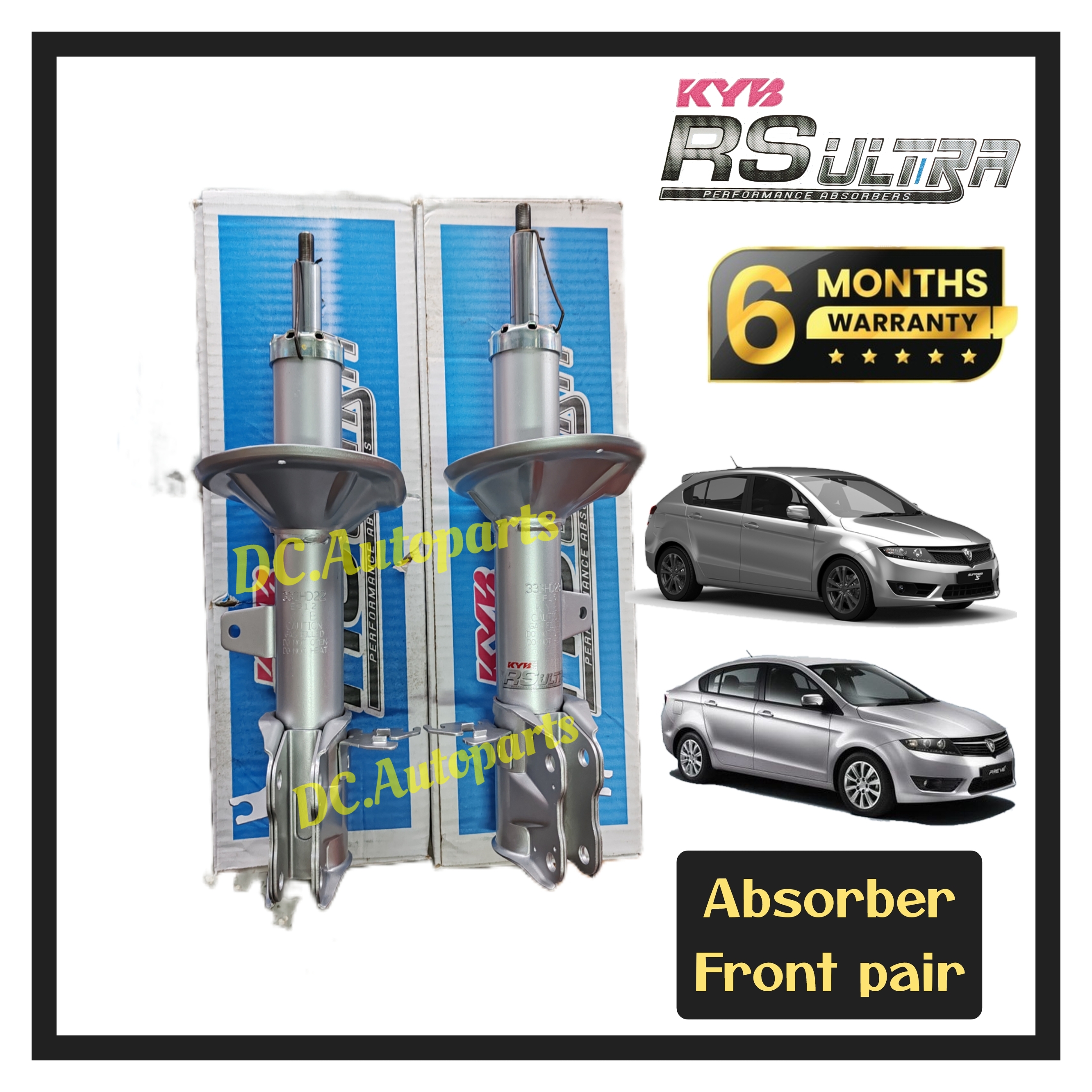 KYB RS ULTRA HEAVY DUTY ABSORBER PROTON PREVE SUPRIMA S FRONT OR REAR ...