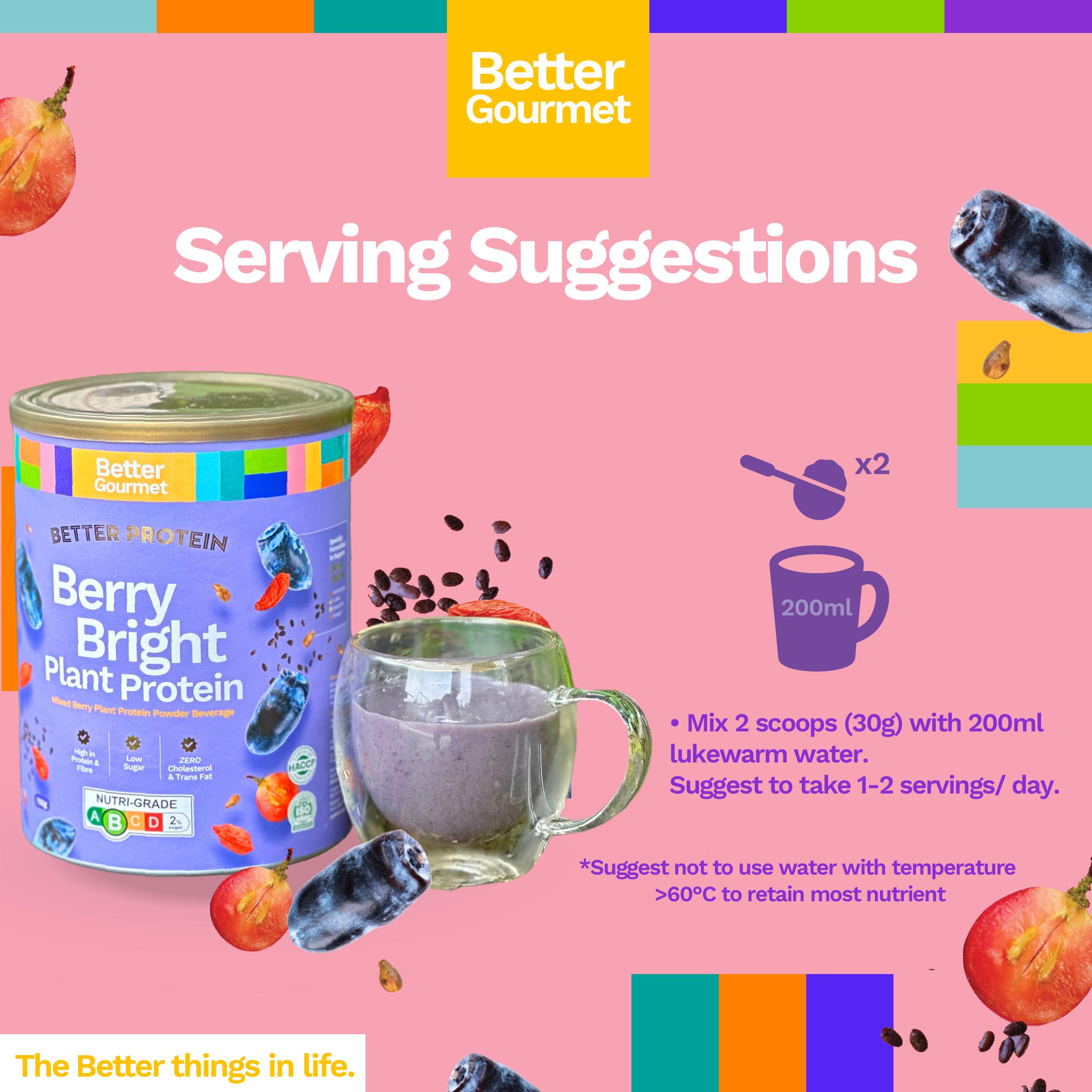 Better Gourmet Haskap Bright Plant Protein 750g | Shopee Malaysia