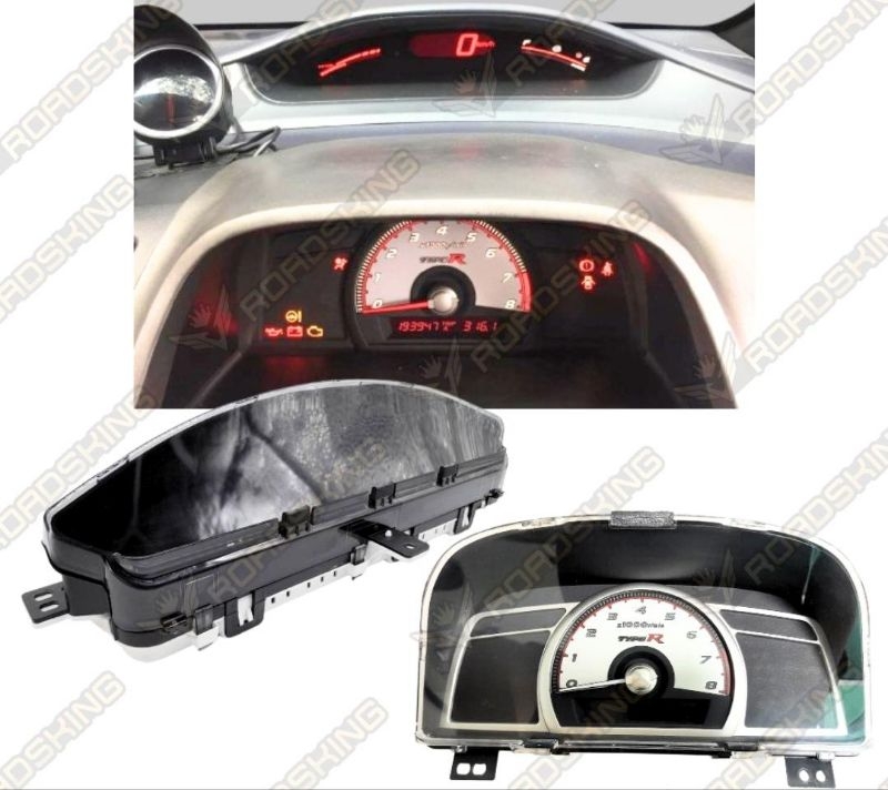 ORIGINAL JEPUN HONDA CIVIC FD FD1 FD2 JDM FULL PANEL METER CUSTOM TYPE ...