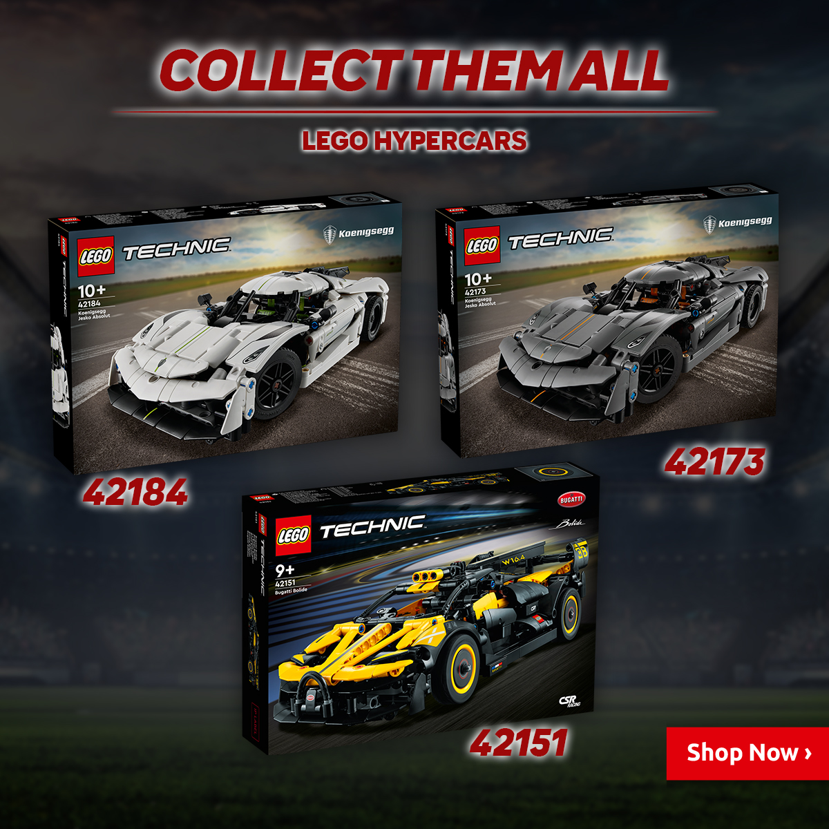 LEGO® Technic™ Bugatti Bolide 905 Piece Building Kit (42151)