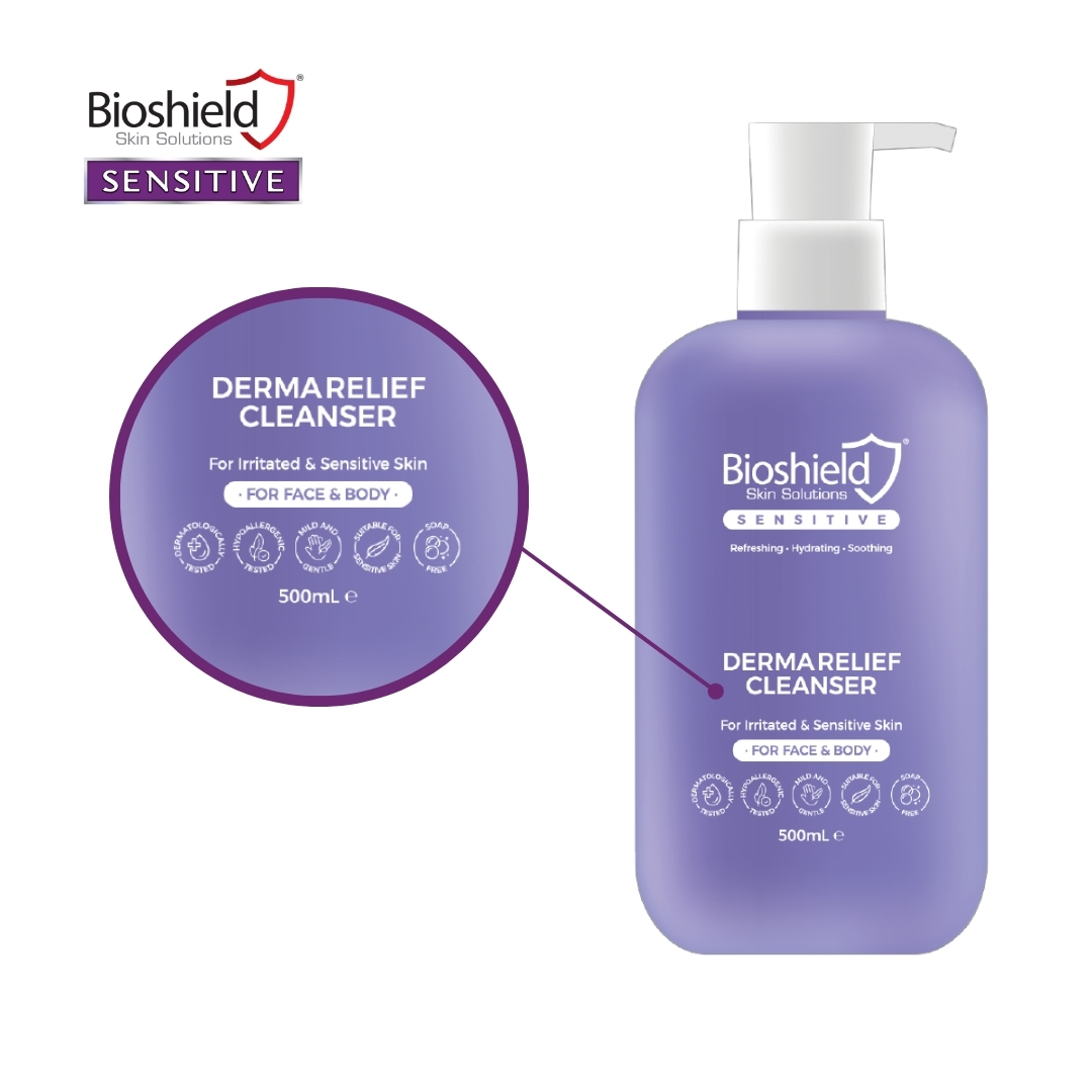 Bioshield Sensitive DermaRelief Cleanser 500ml | Shopee Malaysia