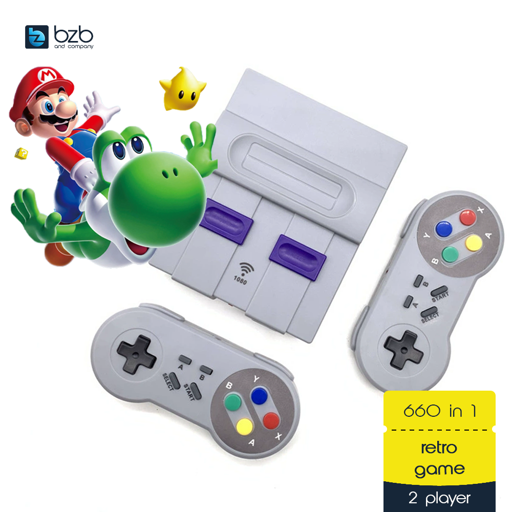 660 In 1 Games Mini SFC 2 Player Retro Video Game Console TV Game 经典游戏机 ...