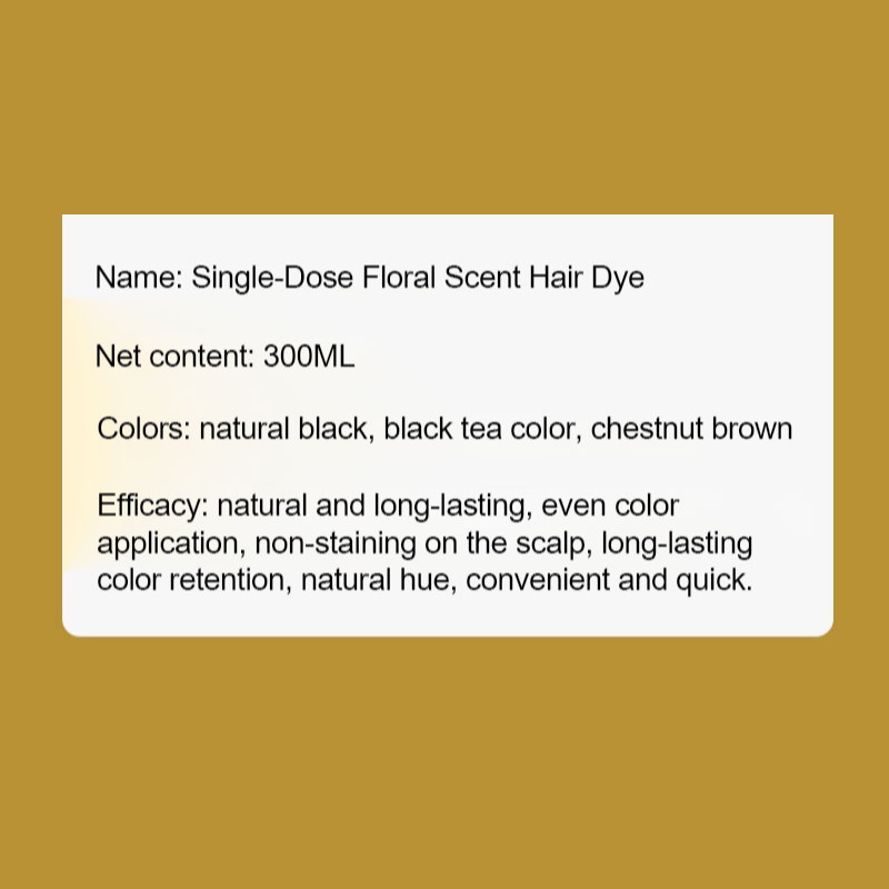 Plant Single Dose Floral Fragrance Dye Plant extract single agent ...