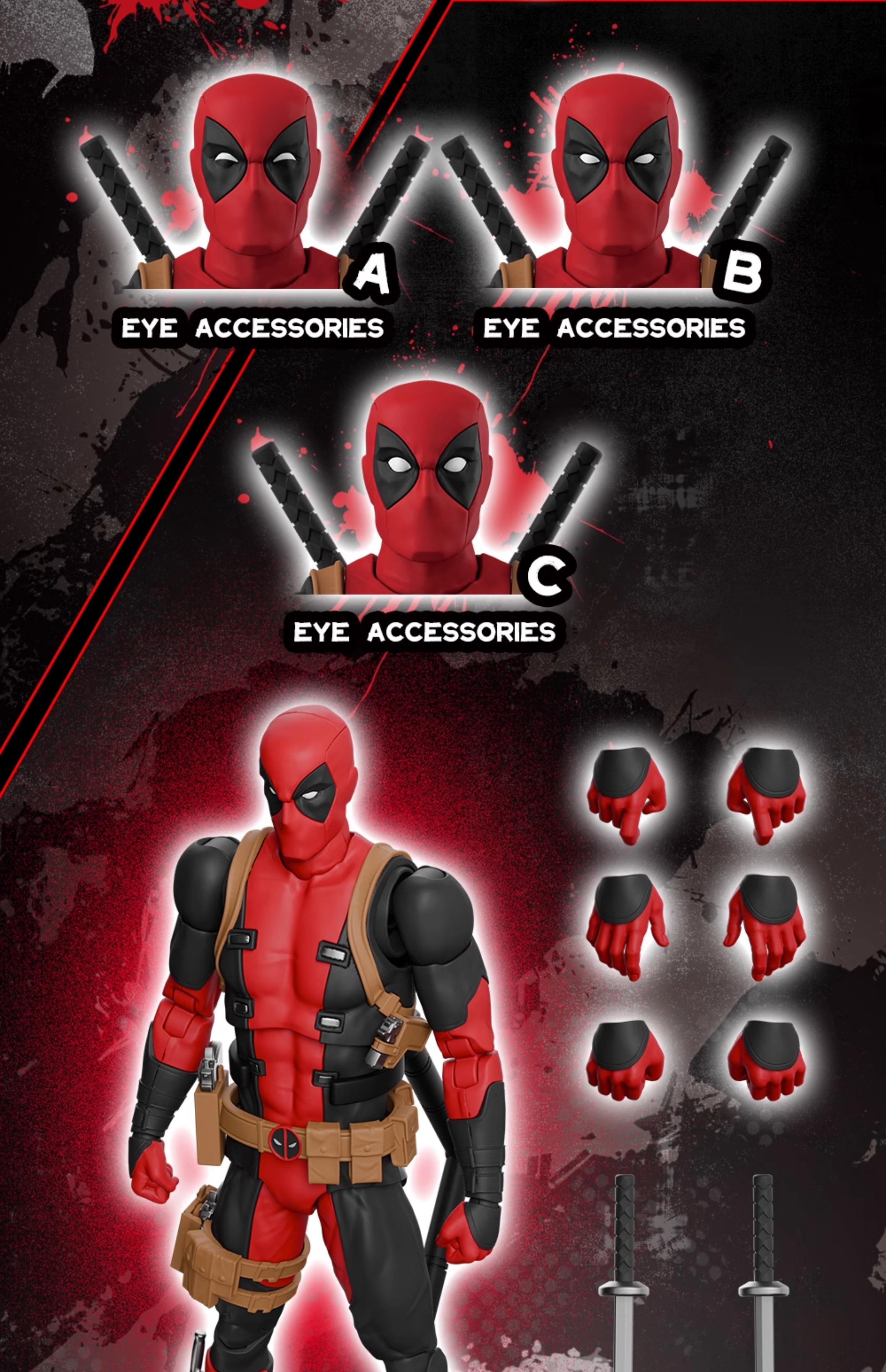 FondJoy 1/12 Scale Marvel Deadpool Model Kit 泛乐文化漫画死侍1/12拼装 | Shopee ...