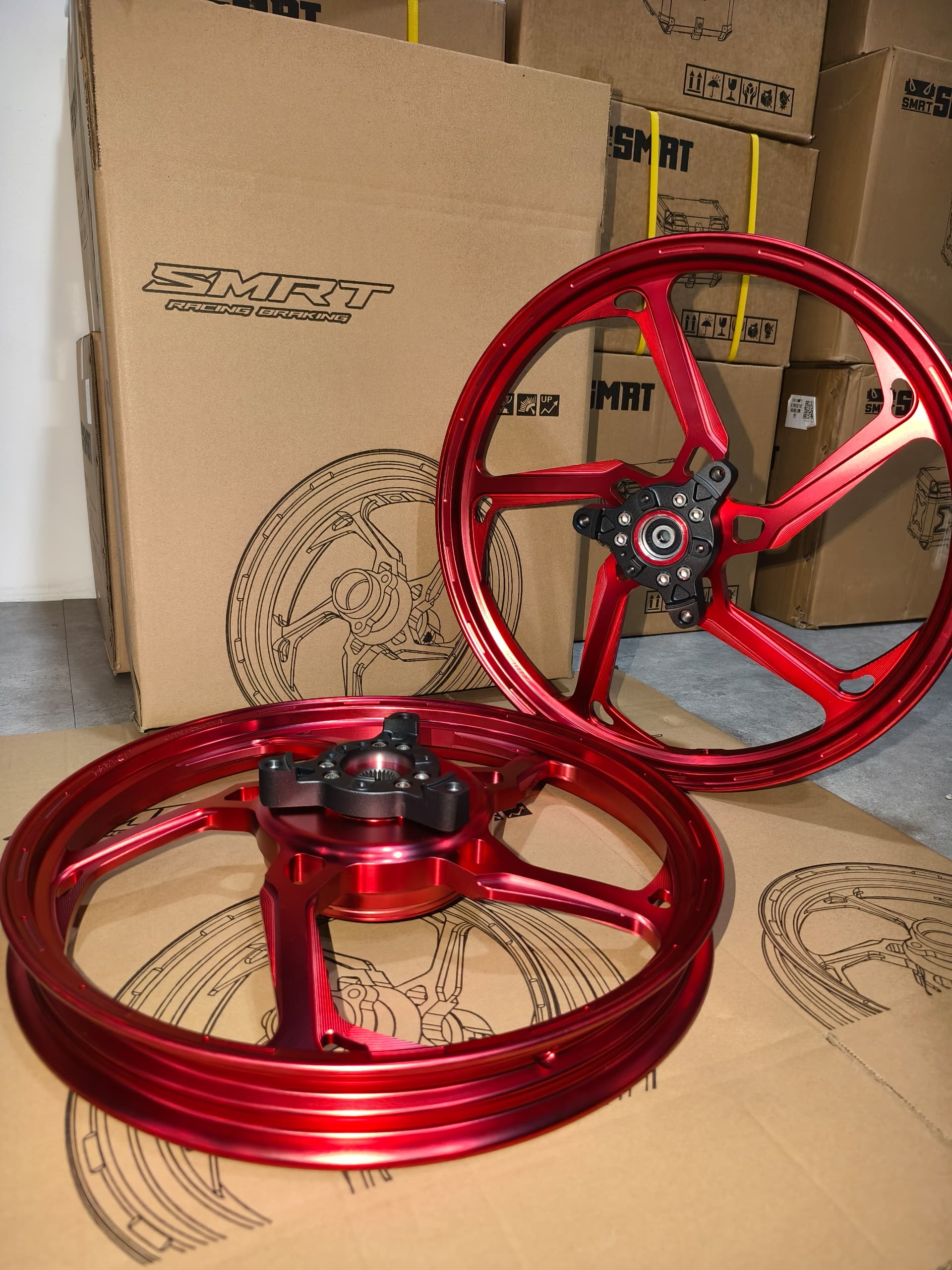 SMRT NVX V1 V2 Forged Rim SMRT Sport Sports Rim 1.6/1.6 * 17 YAMAHA ...