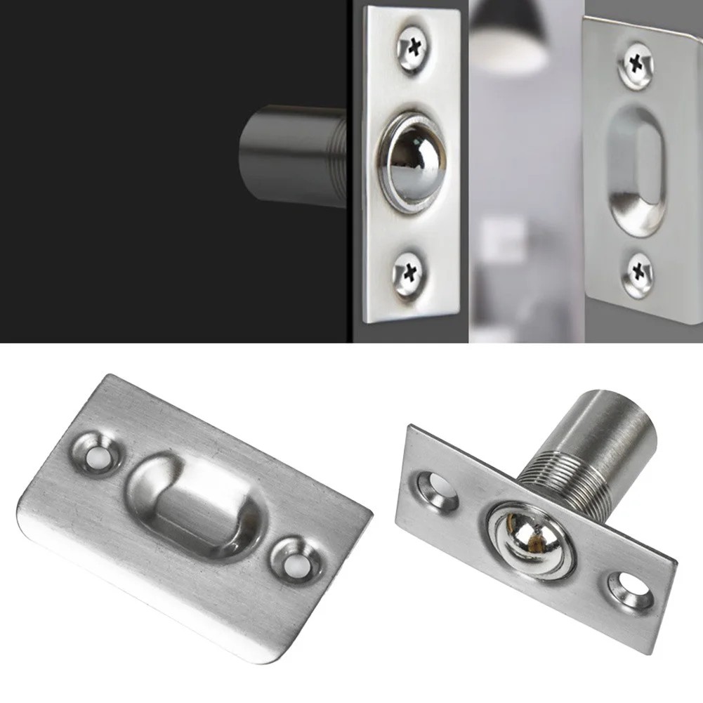 Armor Stainless steel Adjustable Roller Ball Door Spring Catch Lock ...