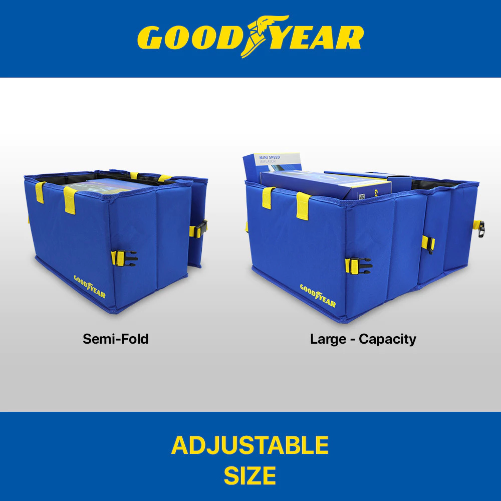GOODYEAR - Car Trunk Storage Organizer Box Truck Boot Bonnet Organizer ...