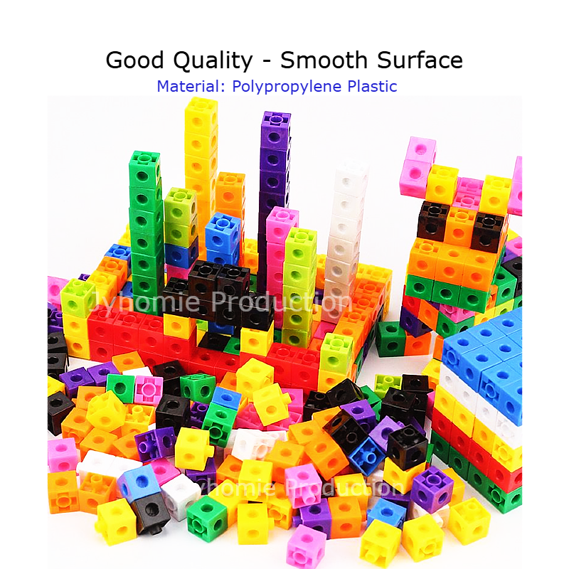 Block Toys for Kid Cube 100 pieces Block Number Block Math Number Block ...