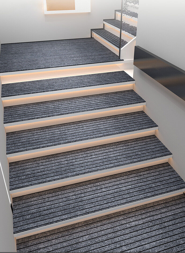 Self-adhesive Soft Stair Stepping Mat Non-slip Water Absorption Stair ...