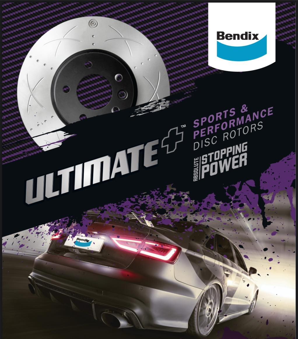 【SABAH】Bendix Ultimate Front Disc Rotor for Perodua Axia Bezza Myvi ...