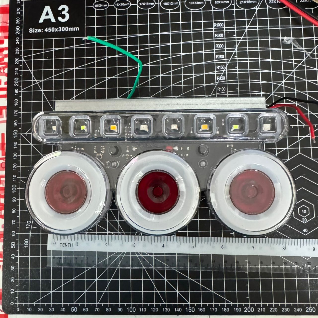 speaker reverse LED decoration lori bas bunyi undur tut tut beserta LED ...