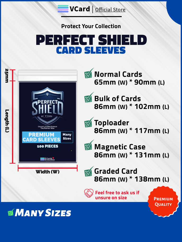 [VCARD] CARD SLEEVE 50pcs/100pcs. Many sizes available. 卡套 Ultrapro ...