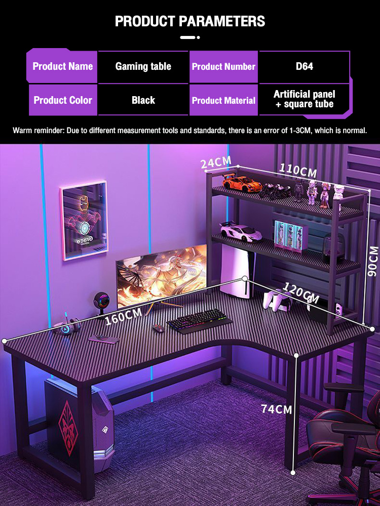 24-hour delivery 】High Quality Carbon Matte Gaming Tablelearning Table ...
