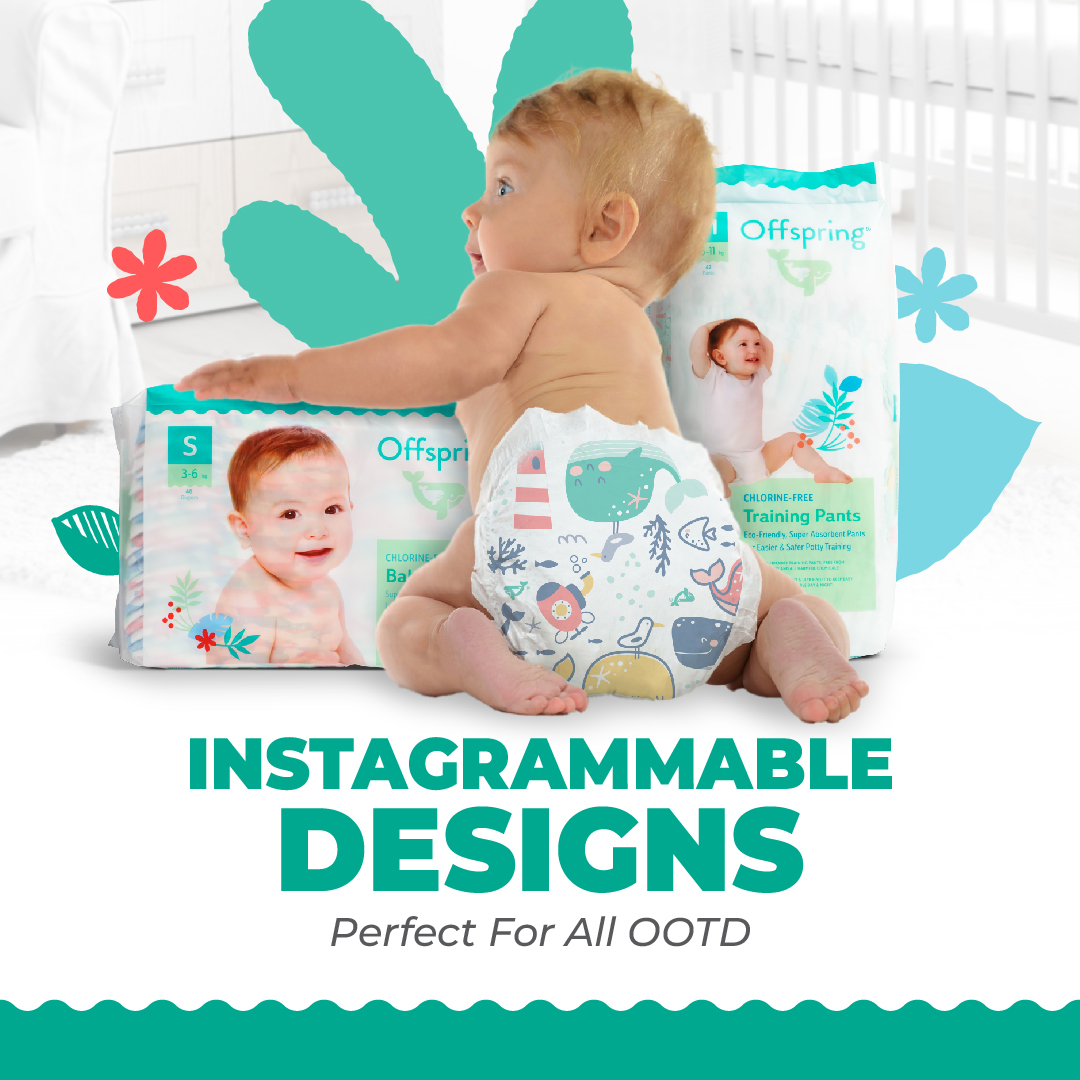 Offspring Fashion Baby Diapers Pants L (288pcs) [8 Packs] | Shopee Malaysia