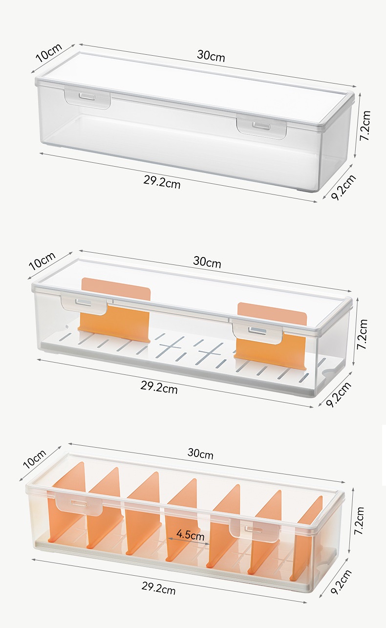 Card Organizer Holder Storage Box Display Transparent Multi Slot ...