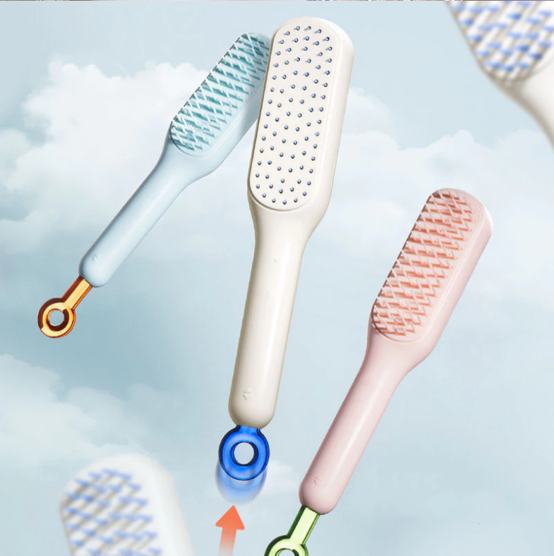 COD Retractable Magic Comb Hair Cleaning No Hair Damage Anti-Static ...