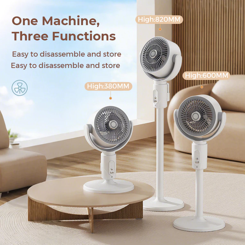 Rotatable kipas camping charging fan retractable remote control stand ...
