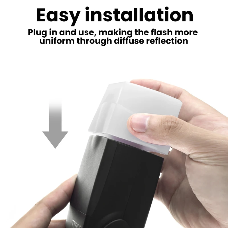 Refutuna Flash Diffuser Camera Flash Bounce Light Hard Diffuser Bounce ...