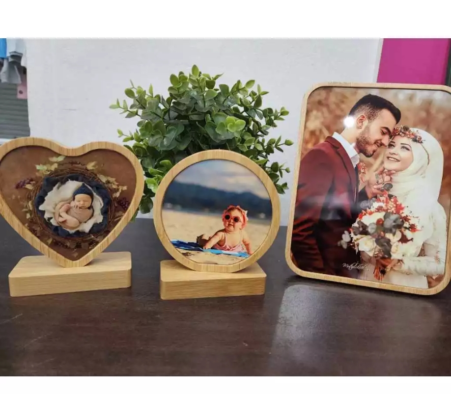 Custom Bamboo Frame for Sublimation | Bingkai Kayu Cetak Gambar | Love ...