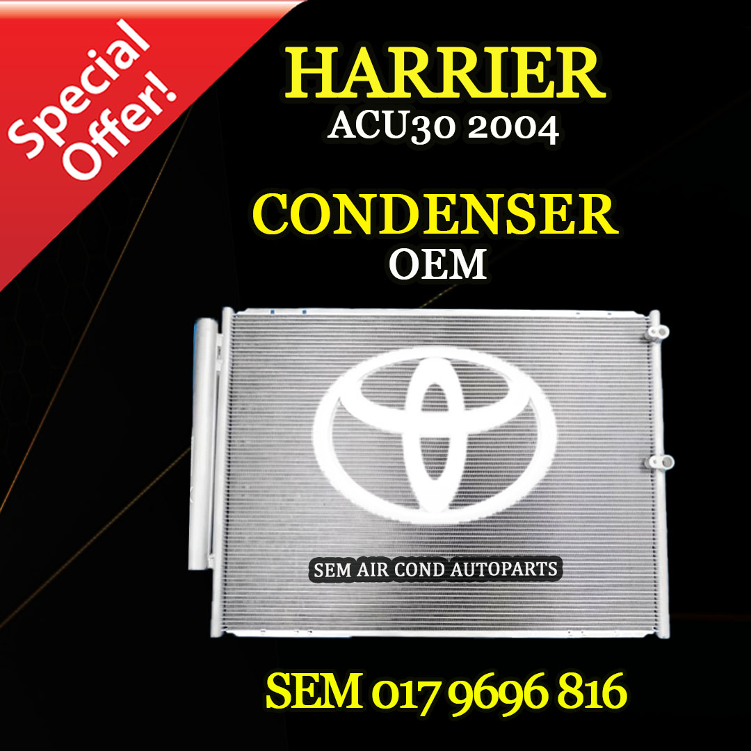 TOYOTA HARRIER ACU30 2004-2006 YEAR OEM NEW CONDENSER/ KONDENSER (CAR ...