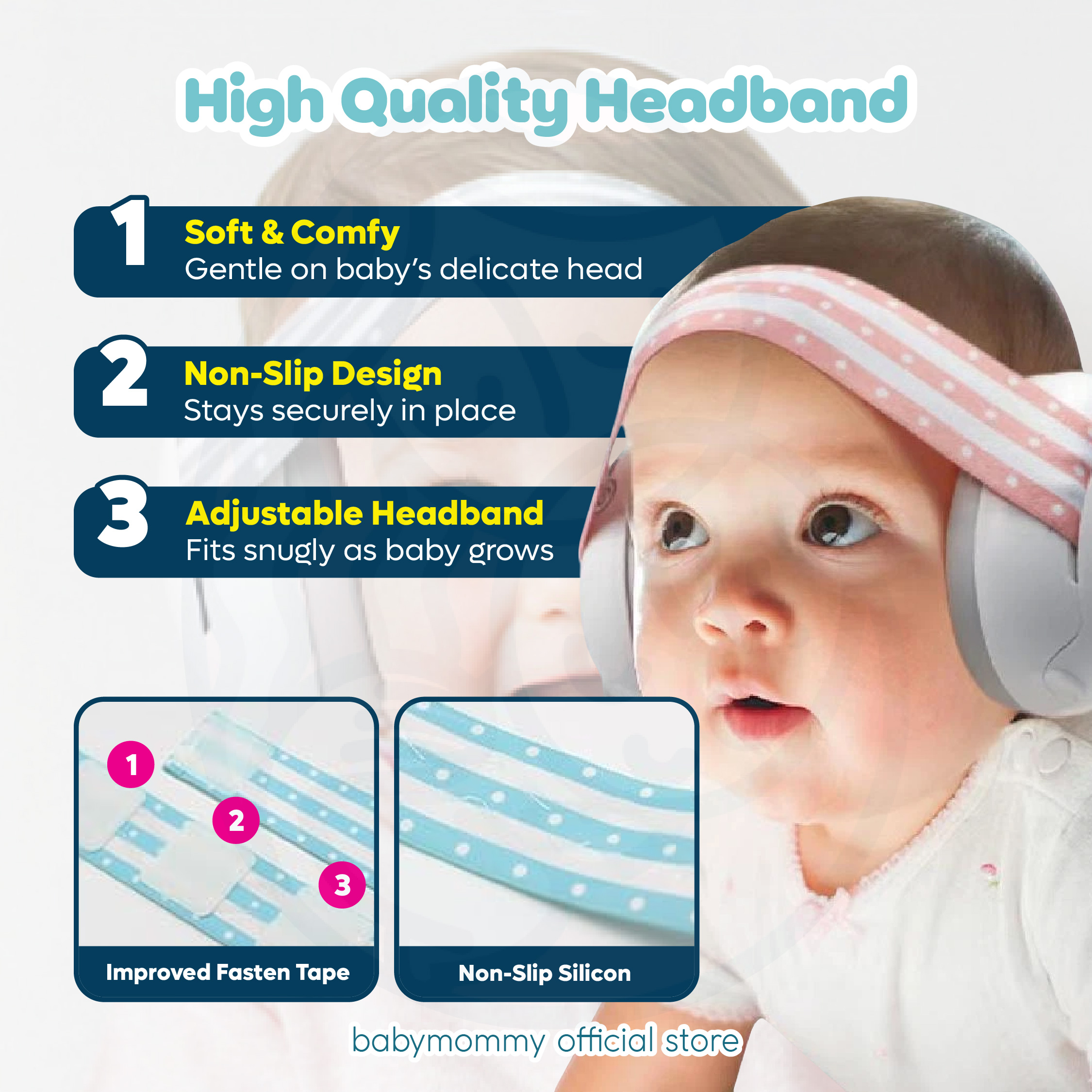 Babymommy👶Baby Ear Plug Baby Ear Protection Anti Noise Cancelling Ear ...
