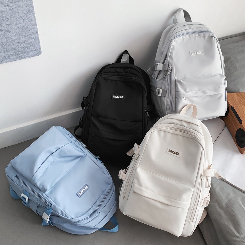 Japanese Campus Simple All-match Backpack Female Senior high school ...